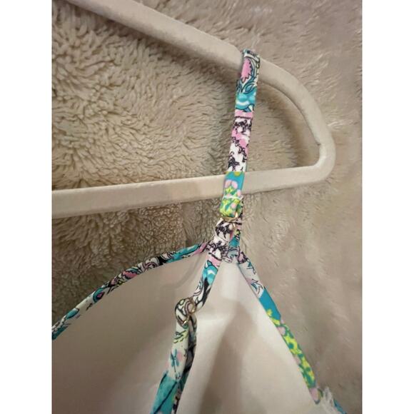 unbranded no tag molded cup bathing suit bikini top boho 28" - Picture 5 of 8